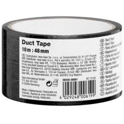 TESA - Ruban Adhésif Basic Toile 18mmx10m - Noir