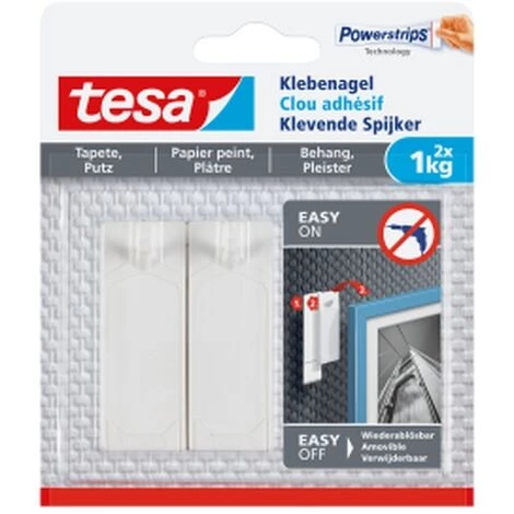 TESA COLLER AGEL POUR PAPIER PEINT ET PLÂTRE, PUISSANCE DE SUPPORT, 2 PIÈCES, 77773-00000-00 2 TESA COLLER AGEL POUR PAPIER PEINT ET PLÂTRE, PUISSANCE DE SUPPORT, 2 PIÈCES, 77773-00000-00 – Image 2