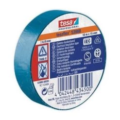 RUBAN ISOLANT TESA 53988-00030-00 BLEU (L X L) 10 M X 15 MM CAOUTCHOUC 1 ROULEAU(X)