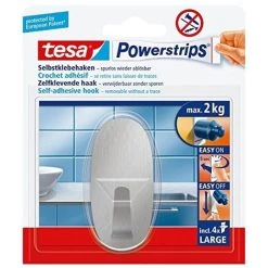 TESA 582610000000 CROCHET, MÉTAL