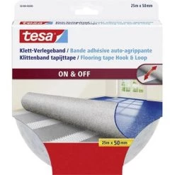Tesa Tesa Adhésif Double Face Auto-agrippant à Coller (L X L) 25 M X 50 Mm Blanc 1 Pc(s)
