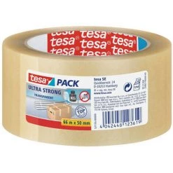 Tesa Pack Ultra Strong PVC 50mm/66 Meter (57176 Transparent) (57176 (Transparent))