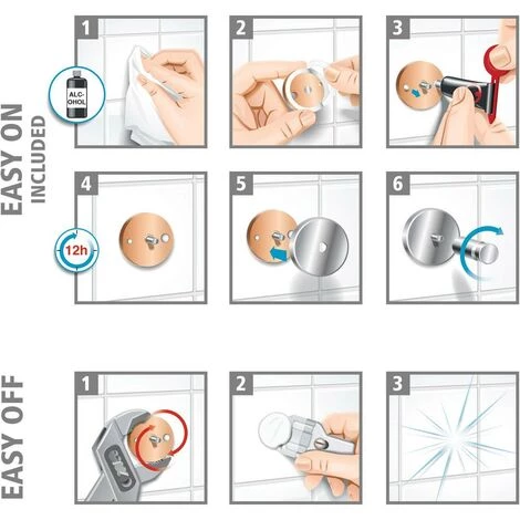 Tesa LOXX Baguette De Cuisine Tesa ® LOXX Chromée (L X L X H) 535 X 43 X 45 Mm Chrome (brillant) Contenu: 1 Pc(s) 4 Tesa LOXX Baguette De Cuisine Tesa ® LOXX Chromée (L X L X H) 535 X 43 X 45 Mm Chrome (brillant) Contenu: 1 Pc(s) – Image 4