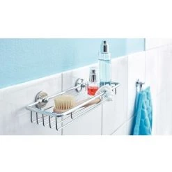 Tesa 40221-00000-00 Baath Plus Panier De Douche Colle Chrome (brillant) -TESA Soldes Magasin 16702466 4
