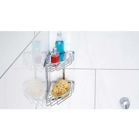 Tesa 40205-00000-00 ALUXX Tablette Salle De Bain Colle Chrome (brillant) 2 Tesa 40205-00000-00 ALUXX Tablette Salle De Bain Colle Chrome (brillant) – Image 2