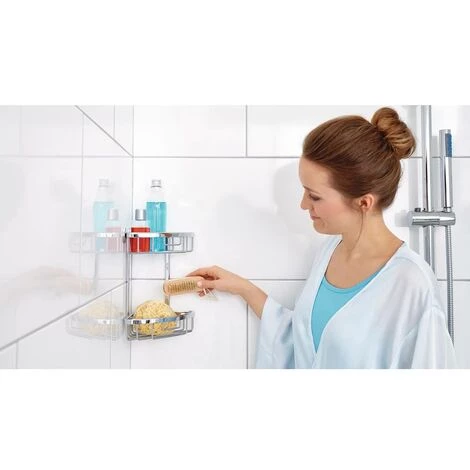 Tesa 40205-00000-00 ALUXX Tablette Salle De Bain Colle Chrome (brillant) 3 Tesa 40205-00000-00 ALUXX Tablette Salle De Bain Colle Chrome (brillant) – Image 3