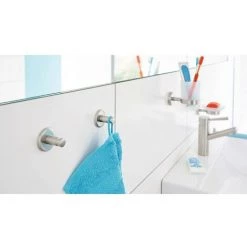 Tesa MOON Crochet TESA ® MOON Pour Coller Loptique En Acier Inoxydable (L X L X H) 36 X 36 X 36 Mm Argent Contenu: 1 Pc -TESA Soldes Magasin 16755039 3