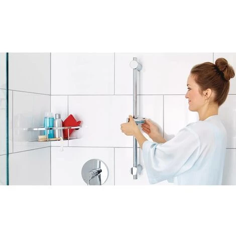 Tesa 40341-00000-00 SPAA Barre De Douche Colle Chrome (brillant) 3 Tesa 40341-00000-00 SPAA Barre De Douche Colle Chrome (brillant) – Image 3