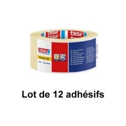 Adhésif De Masquage économique, 50 Mm X 50 M - Tesa® 51023 - Lot De 12 Adhésifs