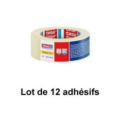 Adhésif De Masquage économique, 38 Mm X 50 M - Tesa® 51023 - Lot De 12 Adhésifs