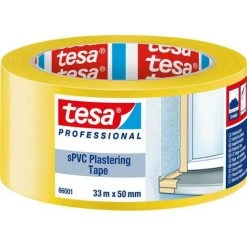 Tesa SPVC 66001-00001-00 Bande Adhésive De Plâtrage Tesa® Professional Jaune (L X L) 33 M X 50 Mm 1 Pc(s)
