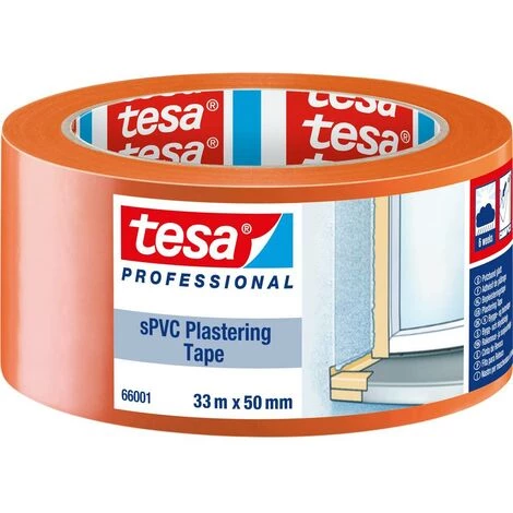 Tesa SPVC 66001-00003-00 Bande Adhésive De Plâtrage Tesa® Professional Orange (L X L) 33 M X 50 Mm 1 Pc(s) 1 Tesa SPVC 66001-00003-00 Bande Adhésive De Plâtrage Tesa® Professional Orange (L X L) 33 M X 50 Mm 1 Pc(s)
