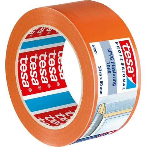 Tesa SPVC 66001-00003-00 Bande Adhésive De Plâtrage Tesa® Professional Orange (L X L) 33 M X 50 Mm 1 Pc(s) 2 Tesa SPVC 66001-00003-00 Bande Adhésive De Plâtrage Tesa® Professional Orange (L X L) 33 M X 50 Mm 1 Pc(s) – Image 2