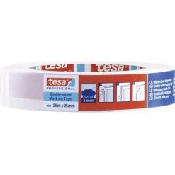 Tesa DOUBLE-SIDED 04836-00001-00 Ruban Adhésif Double-face Tesa® Professional Rouge/blanc (L X L) 25 M X 25 Mm 1 Pc(s)