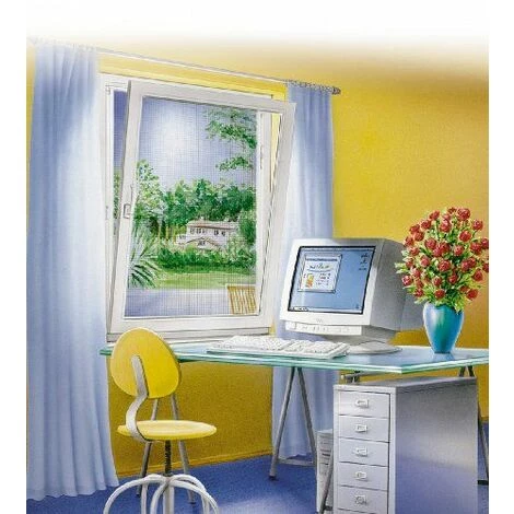 Tesa 55806-00021-00 Moustiquaire Pour Fenêtre Avec Protection UV Anthracite (Import Allemagne) 2 Tesa 55806-00021-00 Moustiquaire Pour Fenêtre Avec Protection UV Anthracite (Import Allemagne) – Image 2