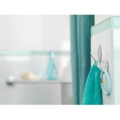 Tesa 66612-00000-00 Crochet Permanent Métal Rectangulaire Gris Taille S -TESA Soldes Magasin 29902556 3