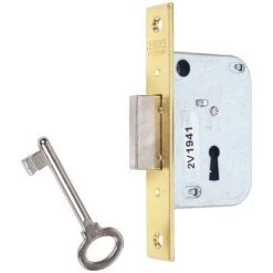Serrure à Mortaise En Bois Bord Carré Serrure à Mortaise à Levier Unique 20X30Mm Laiton 200330Hl Tesa