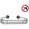 Tesa Draad Panier De Bain/douche, Aluminium Chromé, Pose Facile Sans Perçage (40228-00000-00)