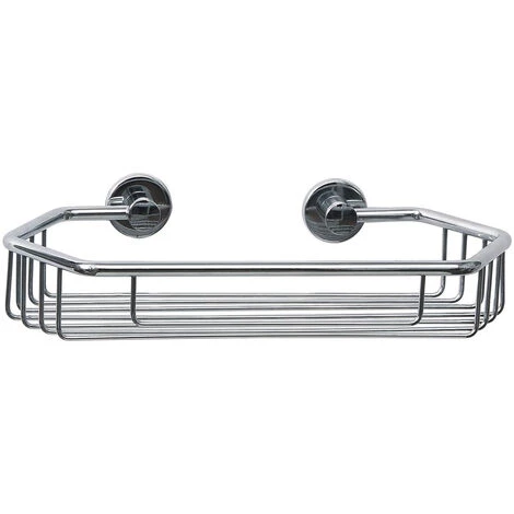 Tesa Draad Panier De Bain/douche, Aluminium Chromé, Pose Facile Sans Perçage (40228-00000-00) 2 Tesa Draad Panier De Bain/douche, Aluminium Chromé, Pose Facile Sans Perçage (40228-00000-00) – Image 2