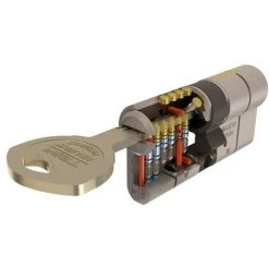 Cylindre De Sécurité Tesa T70 30x30 Laiton Came Courte