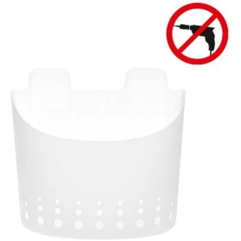 Tesa PowerStrips Grand Panier Résistant à L'eau En Plastique, Pose Facile Sans Perçage (59706-00000-02) 1 Tesa PowerStrips Grand Panier Résistant à L'eau En Plastique, Pose Facile Sans Perçage (59706-00000-02)