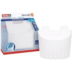 Tesa PowerStrips Grand Panier Résistant à L'eau En Plastique, Pose Facile Sans Perçage (59706-00000-02) 7 Tesa PowerStrips Grand Panier Résistant à L'eau En Plastique, Pose Facile Sans Perçage (59706-00000-02) -TESA Soldes Magasin 34163756 3