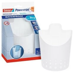 Tesa PowerStrips Petit Panier Résistant à L'eau En Plastique, Pose Facile Sans Perçage (59705-00000-02) 7 Tesa PowerStrips Petit Panier Résistant à L'eau En Plastique, Pose Facile Sans Perçage (59705-00000-02) -TESA Soldes Magasin 34163789 4