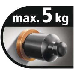 Tesa Powerbutton Crochet Porte-serviette Chromé, Charge Maximale 5 Kg, Pose Facile Sans Perçage (59320-00000-00) -TESA Soldes Magasin 34163899 4