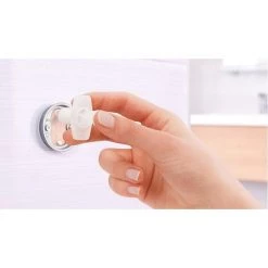 Tesa Elegaant Porte-serviette 2 Barres Mobiles En Métal, Chrome, Pose Facile Sans Perçage (40432-00000-00) -TESA Soldes Magasin 34880931 5