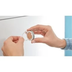 Tesa Moon Double Crochet Porte-serviette, Acier Inoxydable Mat, Pose Facile Sans Perçage (40305-00000-00) -TESA Soldes Magasin 34880971 4