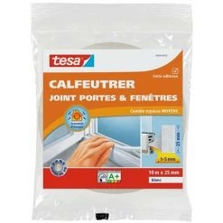 Calfeutrer Mousse Porte Et Fenêtre Blanc - TESA