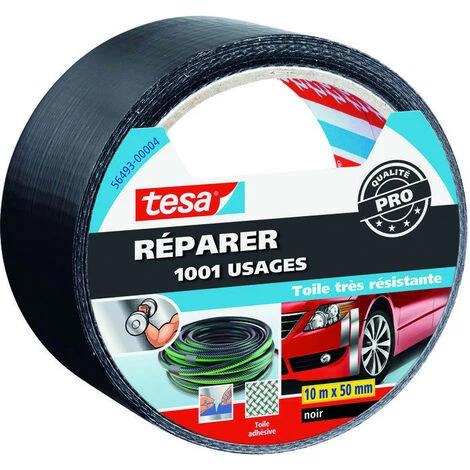 Tesa Reparer 10mx50mm Noir - TESA 1 Tesa Reparer 10mx50mm Noir - TESA