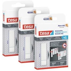 Bandes En Cuir Pour Papiers Peints Et Plâtre Tesa 77771-00500-00 Blanc 18 Pc(s)