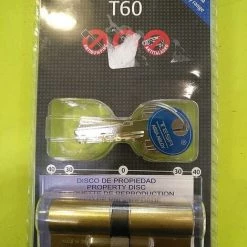 Cylindre De Sécurité à Came Longue 35X35 Laiton T6Nv53535L Tesa T6Nv5353535L