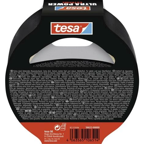 Tesa ULTRA POWER EXTREME 56622-00000-00 Bande De Réparation Noir (L X L) 10 M X 50 Mm 1 Pc(s) 2 Tesa ULTRA POWER EXTREME 56622-00000-00 Bande De Réparation Noir (L X L) 10 M X 50 Mm 1 Pc(s) – Image 2
