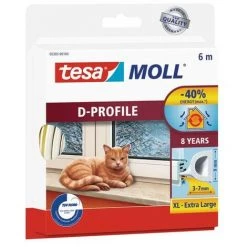 TESA - Bourrelet Caout.6x9mm D Blanc