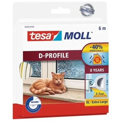 TESA - Bourrelet Caout.6x9mm D Blanc 1 TESA - Bourrelet Caout.6x9mm D Blanc