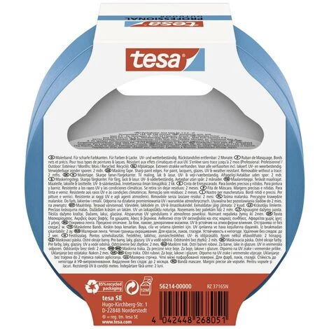 Tesa Professional Outdoor 56214-00000-03 Ruban De Masquage Pour Peinture Bleu (L X L) 50 M X 25 Mm 2 Pc(s) 2 Tesa Professional Outdoor 56214-00000-03 Ruban De Masquage Pour Peinture Bleu (L X L) 50 M X 25 Mm 2 Pc(s) – Image 2