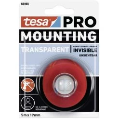 Tesa Mounting PRO Transparent 66965-00001-00 Ruban De Montage Transparent (L X L) 5 M X 19 Mm 1 Pc(s)