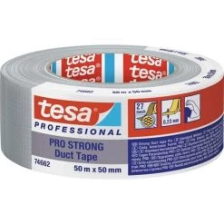 Tesa Duct Tape PRO-STRONG 74662-00003-00 Bande De Réparation Gris (L X L) 50 M X 50 Mm 1 Pc(s)