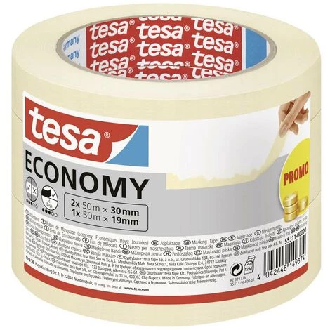 Tesa Economy 55311-00000-02 Ruban De Masquage Pour Peinture Blanc 1 Set 1 Tesa Economy 55311-00000-02 Ruban De Masquage Pour Peinture Blanc 1 Set