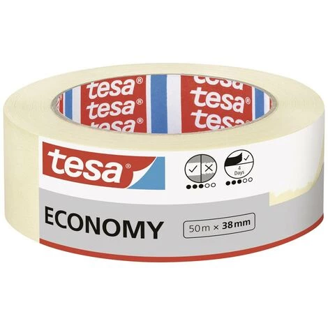 Tesa Economy 05279-00000-02 Ruban De Masquage Pour Peinture Blanc (L X L) 50 M X 38 Mm 1 Pc(s) 1 Tesa Economy 05279-00000-02 Ruban De Masquage Pour Peinture Blanc (L X L) 50 M X 38 Mm 1 Pc(s)