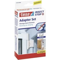 Set Adaptateur Pour Moustiquaire Pour Lintérieur/extérieur Tesa Adapter Alu Comfort 55193-00 3 Pc(s) - Blanc