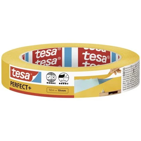 Tesa Perfect+ 56536-00000-00 Ruban De Masquage Pour Peinture Jaune (L X L) 50 M X 19 Mm 1 Pc(s) 1 Tesa Perfect+ 56536-00000-00 Ruban De Masquage Pour Peinture Jaune (L X L) 50 M X 19 Mm 1 Pc(s)