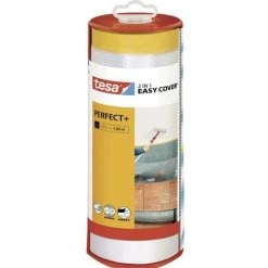 Tesa Easy Cover Perfect+ 56571-00000-00 Film De Masquage Jaune, Transparent (L X L) 33 M X 1.40 M 1 Pc(s)
