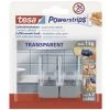Crochet Transparent Large Chrome Mat Tesa Powerstrips® Tesa 58812-00000-20 Transparent, Chrome 2 Pc(s)