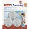 Crochet Petit Et Rond Tesa Powerstrip® Tesa 57578-00000-20 Chrome (mat) 3 Pc(s)