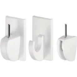 Fixation Adhésive Pour Rideaux Powerstrips® Tesa 58034-00007-20 Blanc 4 Pc(s) - Blanc