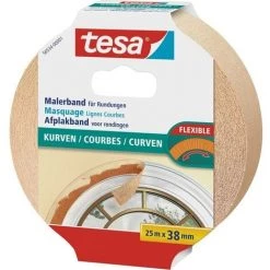 Bande De Masquage Tesa 56534-00001-00 Beige (L X L) 25 M X 38 Mm Caoutchouc 1 Pc(s) - Beige
