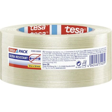 Ruban Adhésif à Filament Tesapack® Tesa 45900-00000-00 Transparent (L X L) 50 M X 50 Mm Caoutchouc 1 Pc(s) - Transparent 1 Ruban Adhésif à Filament Tesapack® Tesa 45900-00000-00 Transparent (L X L) 50 M X 50 Mm Caoutchouc 1 Pc(s) - Transparent